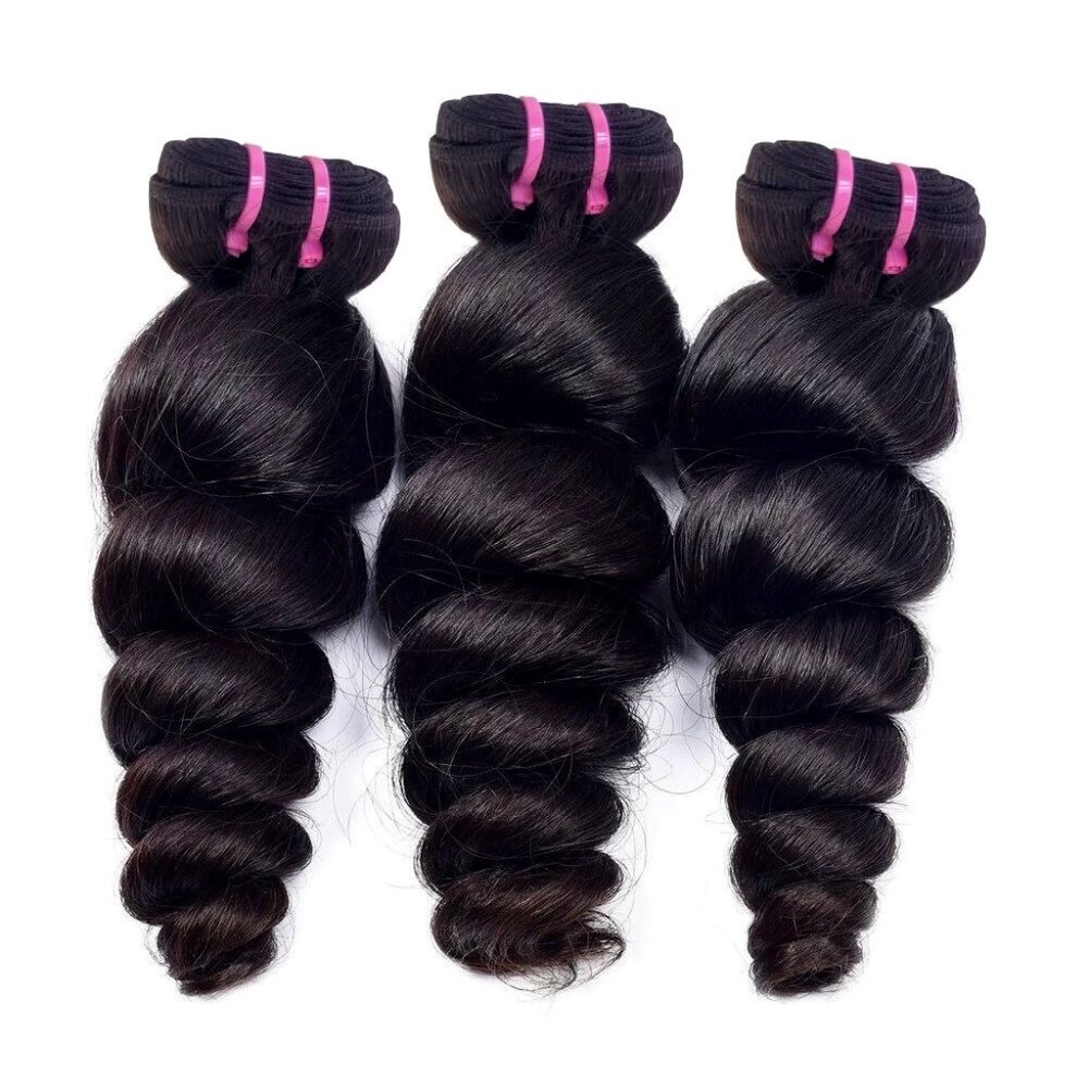 18" Raw Hair Bundles ( Loose Curl )